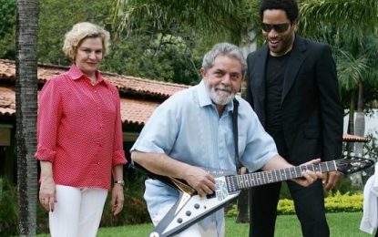 Lula é acusado de desviar guitarras de Lenny Kravitz e Bono Vox em novo escândalo