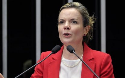 Ministro do Supremo abre inquérito contra a senadora Gleisi Hoffmann