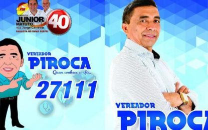 Piroca consegue entrar de última hora e assume como vereador de Paulista