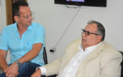 Em visita a CMJP, Rômulo Gouveia reafirma apoio e mantém laços entre os Legislativos