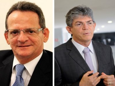 Marcos Vinicius e Ricardo Coutinho conversaram demoradamente a sós na posse de Gervásio