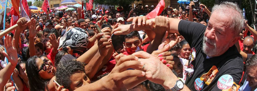 PESQUISA VOX POPULI 2018: Lula já seria eleito em primeiro turno