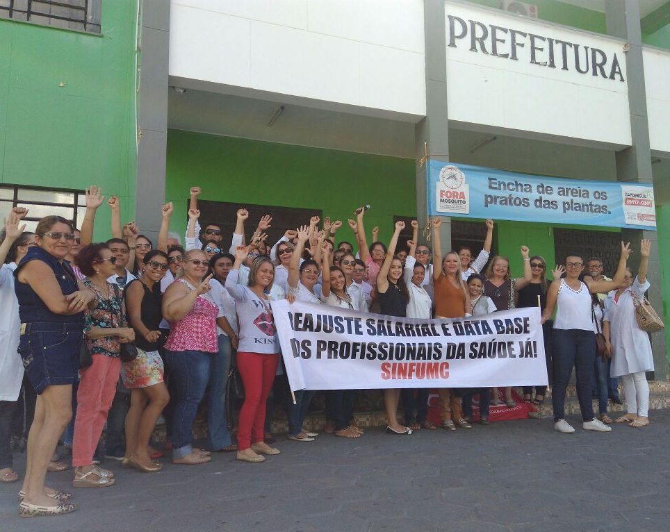 Servidores municipais da saúde de Cajazeiras fazem nova paralisação cobrando reajuste salarial