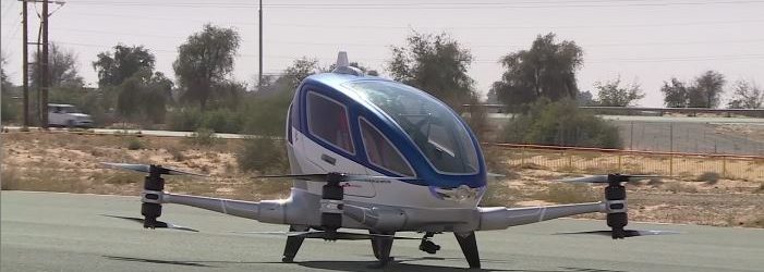 VEJA VÍDEO: Dubai testa serviço de táxi com drones