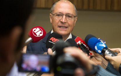 Alckmin diz que se prepara para concorrer à Presidência da República