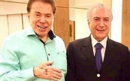 Silvio Santos faz promessa para Temer em ofensiva para Previdência e presidente gosta do que ouve