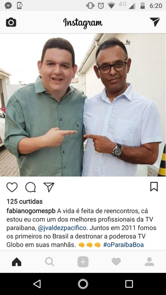 VALDEZ TEM NOVA CASA: Fabiano Gomes já conta com novo reforço nas manhãs da Arapuan