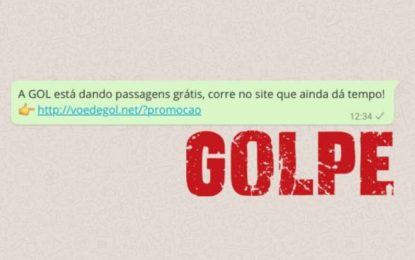 Golpe no WhatsApp faz 30 mil vítimas prometendo passagens aéreas de graça