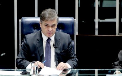 Cássio assume, interinamente, presidência do Senado a partir de hoje