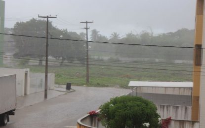 Inmet alerta para perigo potencial de chuvas intensas em 85 cidades da Paraíba