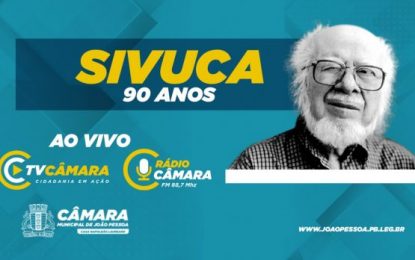 TV e Rádio Câmara JP transmitem Live Solidária em homenagem aos 90 anos de Sivuca