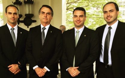 Bolsonaro já teme que seus filhos sejam presos pelo STF