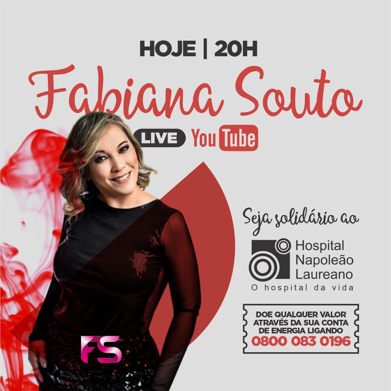 Curada de câncer, cantora que já foi da Banda Magníficos faz live para colaborar com o Hospital Napoleão Laureano
