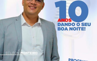 Ecliton Monteiro, da rádio poste da UFPB para os microfones da rádio Correio