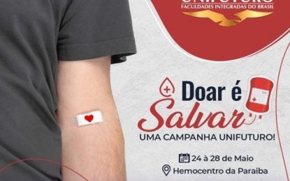 DOAR É SALVAR: Faculdade UNIFUTURO lança campanha de doação de sangue