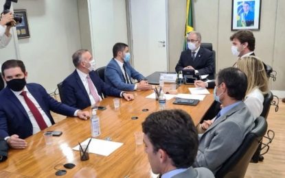 Em audiência com Marcelo Queiroga, Aguinaldo e Bruno Cunha Lima apresentam pleitos em prol de CG