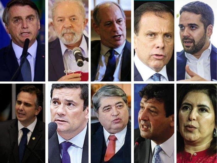 Lula, Bolsonaro, Ciro, Moro: A um ano das eleições, veja quem são os pré-candidatos