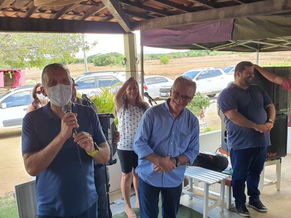 “Reeleição de Galego Souza é prioridade do Progressistas” diz Aguinaldo Ribeiro durante visita a São Bento