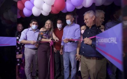 Aguinaldo garante recursos para saúde em Alhandra e comemora inauguração da Policlínica da Mulher.
