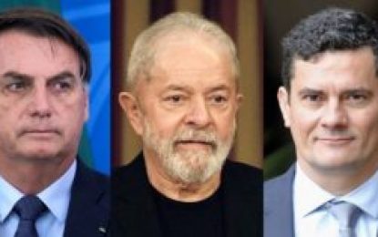 Paraná Pesquisas: Lula tem 38,9% contra 30,9% de Bolsonaro e 7,4% de Moro