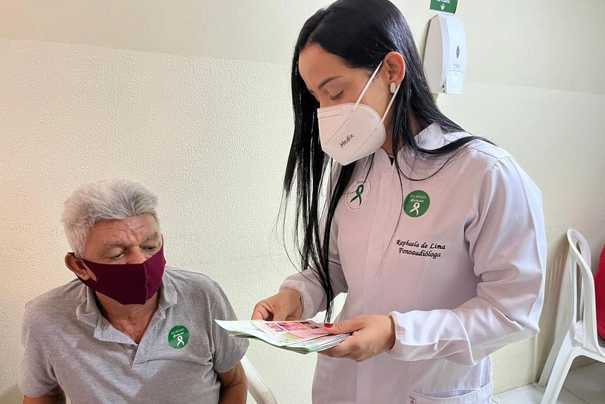 Hospital Napoleão Laureano lança campanha “Julho Verde” para conscientizar população sobre o câncer de cabeça e pescoço.