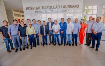 Prefeito libera mais de R$ 2 milhões em emendas cidadãs para o Hospital Napoleão Laureano em João Pessoa.