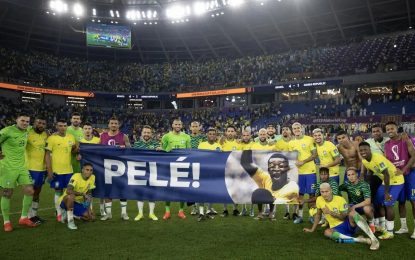 COPA DO MUNDO: Brasil vence Coreia do Sul com goleada e homenageia Pelé.