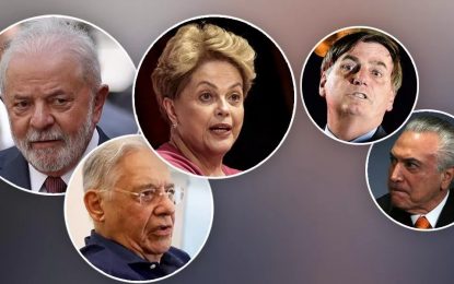 PIB de Bolsonaro cresce menos que os de Lula, Dilma e FHC