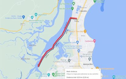 João Pessoa precisa urgentemente de uma via às margens do Rio Paraíba para desafogar o trânsito