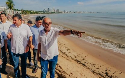 Cícero Lucena autoriza obras de contenção e proteção da calçadinha do Cabo Branco