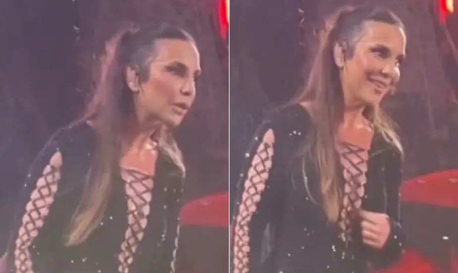 Ivete Sangalo flagra situação íntima de homem em show e imagem viraliza na web – VEJA O VÍDEO
