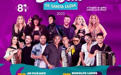 Prefeitura de Santa Luzia divulga programação do São João 2023