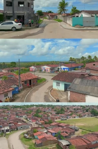 Moradores de Caaporã comemoram asfalto e agradecem senador Veneziano