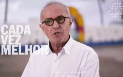VÍDEO: No aniversário de João Pessoa, Cícero tem o que mostrar e ressalta os pontos fortes da gestão