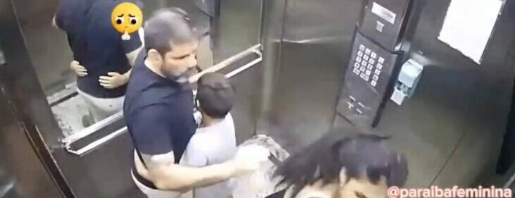 IMAGENS FORTES: Câmeras de segurança mostram médico agredindo mulher na frente de criança, em João Pessoa – ASSISTA