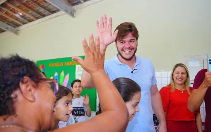 Bruno lança o programa Escola em Tempo Integral