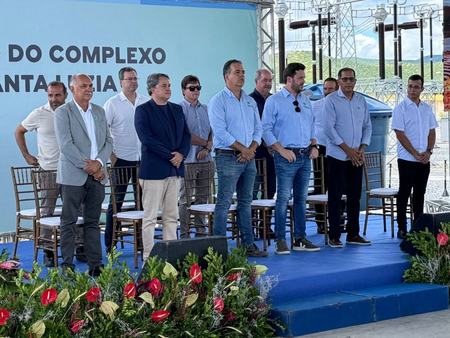 Senador Efraim participa da inauguração do Complexo Solar Santa Luzia, o maior parque solar do Brasil