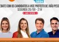 HOJE: TV Master realiza debate entre candidatos à vice-prefeitos de João Pessoa