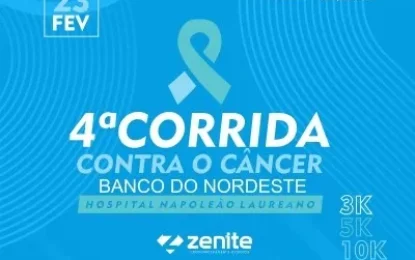 Hospital Napoleão Laureano e Banco do Nordeste realizam corrida solidária contra o câncer em João Pessoa