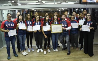 CMJP homenageia Seleção Paraibana de Natação