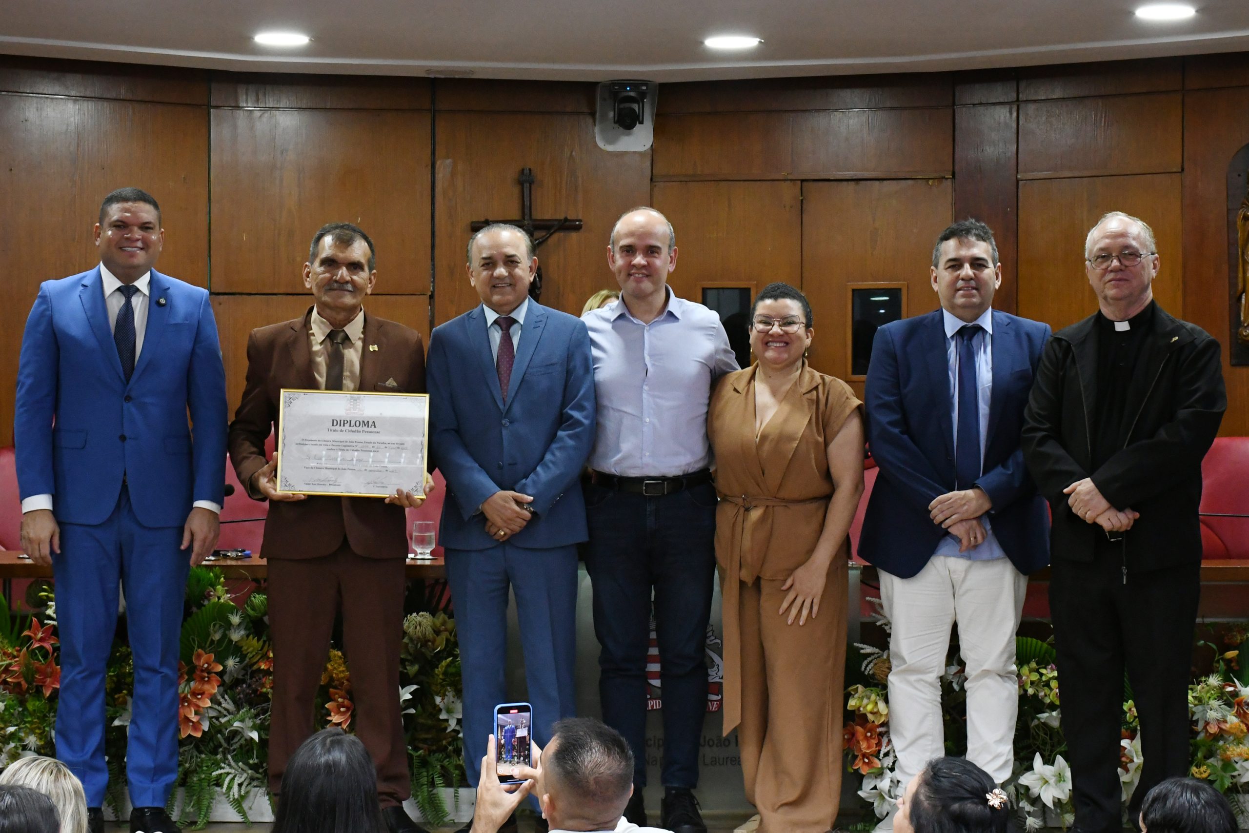 Vereador Luís da Padaria (Agir) recebe o Título de Cidadão Pessoense