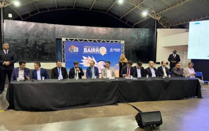 Presidente da CMJP abre os trabalhos da 3ª audiência do Câmara no Seu Bairro