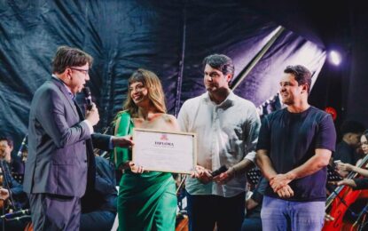 Câmara concede Título de Cidadã Pessoense à atriz Mayana Neiva