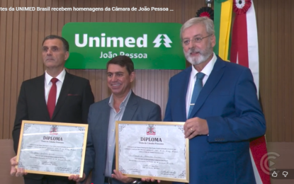 CMJP homenageia dirigentes da Unimed Brasil