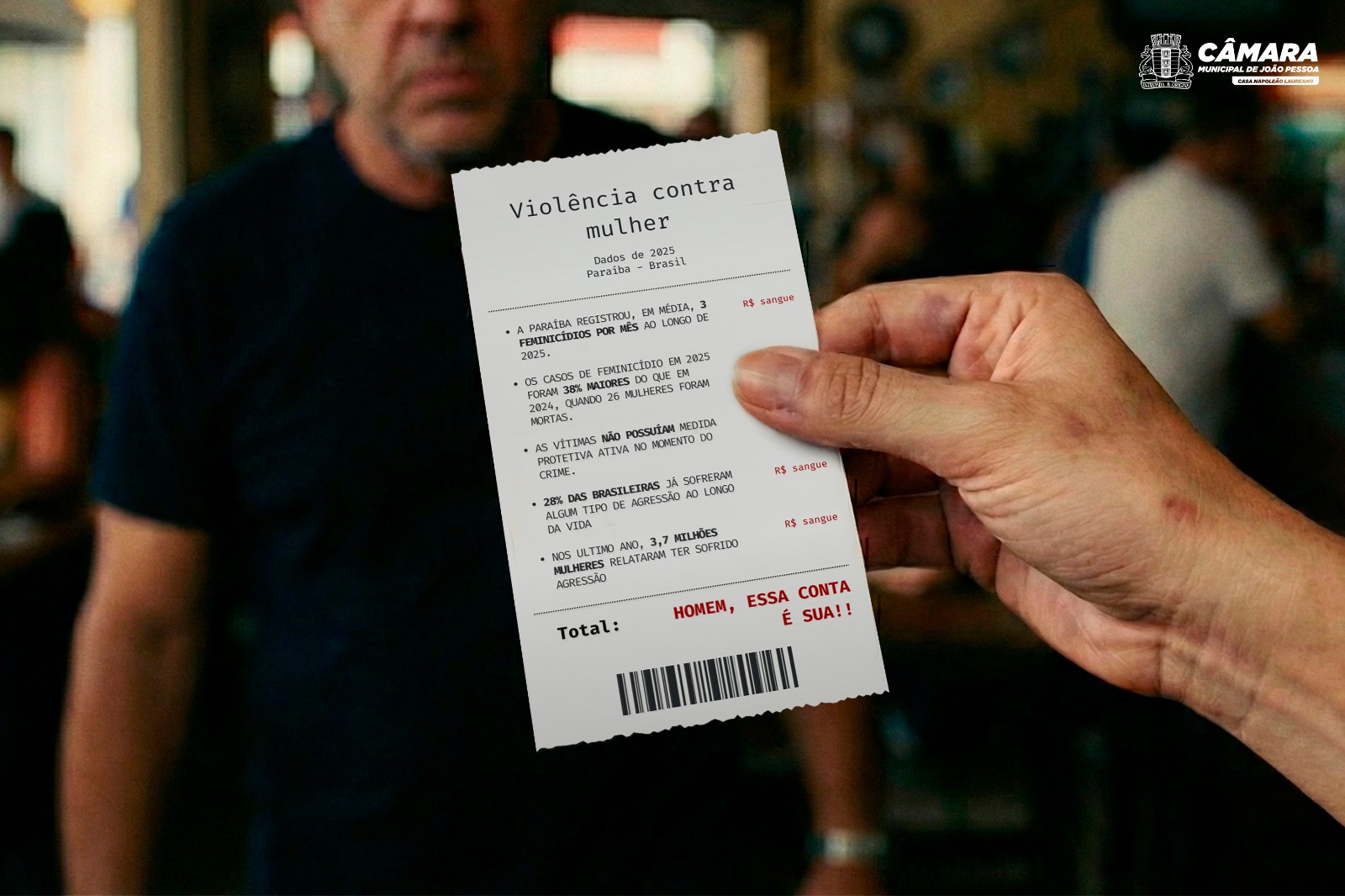 CMJP abraça enfrentamento à violência contra a mulher com campanha educativa “Essa conta é nossa”