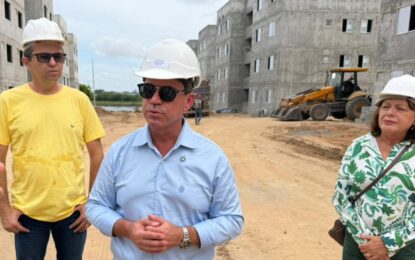 Habitação: prefeito interino destaca evolução das obras dos residenciais em Gramame e Jardim Veneza