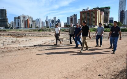 Prefeito em exercício destaca avanço das obras dos Parques da Cidade e Socioambiental do Roger