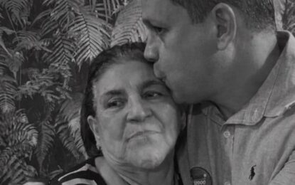 Nota de pesar da Câmara de João Pessoa pela morte da mãe do vereador Kleber Geraldo