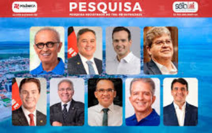VOTOS EM CABEDELO: Pesquisa Seta/Polêmica traz Cícero e Efraim na frente pelo Governo e João isolado no Senado – VEJA OS NÚMEROS