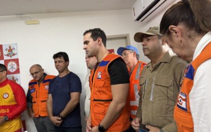 Governador Lucas Ribeiro mobiliza força-tarefa diante das fortes chuvas e anuncia decreto de calamidade pública na Paraíba